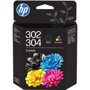 HP B82L1AE No. 302 + 304, fekete + tri-color kép