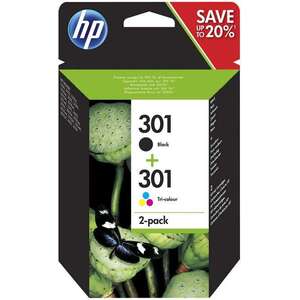 HP N9J72AE (301) Multipack tintapatron N9J72AE kép