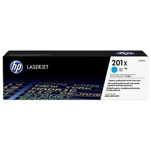 HP CF401X (201X) cián nagykapcítású toner kép
