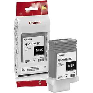 Canon PFI-107MBK tintapatron 1 db Eredeti Matt fekete kép