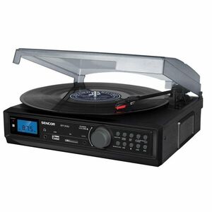 Sencor STT 212U Bluetooth Lemezjátszó, Fekete kép
