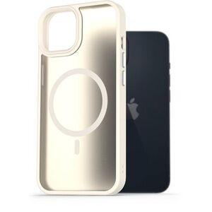 AlzaGuard Matte Case Compatible with Magsafe iPhone 13 fehér tok kép