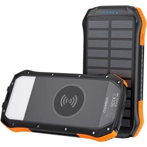 ChoeTech Powerbank B659 10000mAh Solar + QI Wireless Charging kép