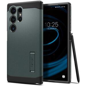 Spigen Tough Armor Abyss Green Samsung Galaxy S24 Ultra tok kép