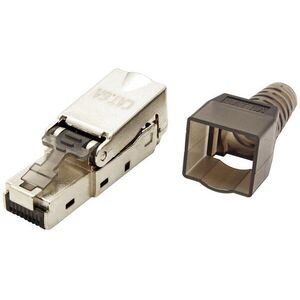 OEM RJ45 CAT 6A, árnyékolt, szerszám nélkül szerelhető csatlakozó kép