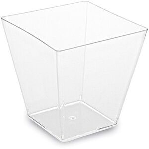 Wimex Fingerfood Krystal Pohár, 100 ml, 59×59×54 mm, szögletes, 50 db kép