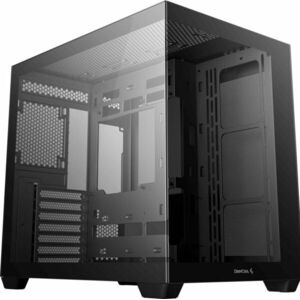 DeepCool Számítógépház - CG530 (fekete, ablakos, venti nélkül, BT... kép