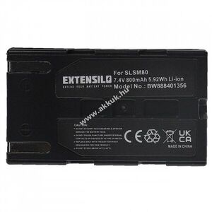 Helyettesítő EXTENSILO akku Samsung VP-D371 típus SB-LSM80 800mAh kép