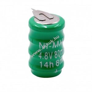Gombakku típus V80H (4cellás)2pines NI-MH 4, 8V 80mAh kép