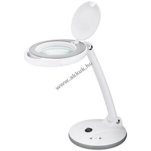 Goobay LED állványos nagyító 6W 80-450lm dimmelhető 100mm üveg lencse 1, 75x nagyítás 3 dioptria kép