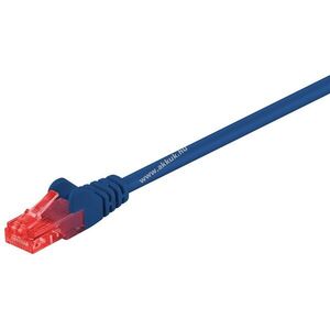 Goobay CAT6 U/UTP patchkábel kék 5m rézbevonatú alumínium vezető (CCA) kép