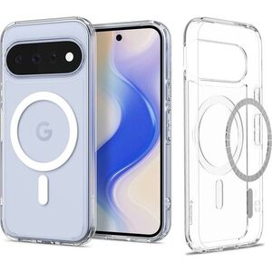 Spigen Ultra Hybrid Clear Google Pixel 11 fehér MagSafe tok kép