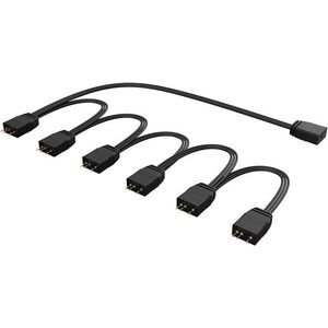 AKASA - 1-6 feliratozható RGB splitter / AK-CBLD13-85BK kép