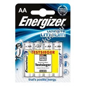 Energizer Ultimate Lithium AA mignon ceruza elem 4db/csom. kép