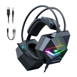ONIKUMA X20 gamer fejhallgató (fekete) kép