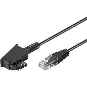 Goobay DSL-/VDSL routerkábel TAE-F > RJ45 (8P2C) 2m rézvezető (Cu) kép