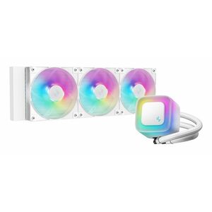 DeepCool CPU Water Cooler, LE360 WH V2 (max 31, 6dB; max. 128, 93 m... kép