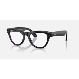 Meta Ray-Ban Meta Skyler Shiny Black Clear to Amethyst Transitions kép