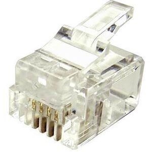Datacom, RJ11, CAT3, UTP, 6p4c, nem árnyékolt, halmozott, lanko, 100-pack kép