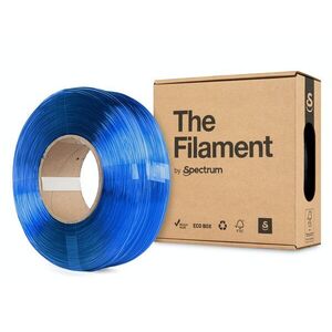 The Filament ReFill PETG 1, 75mm Transparent Blue 1kg kép