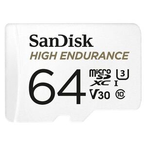 SANDISK microSDHC High Endurance Video 64 GB U3 V30 kép