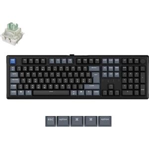 Keychron J5 HE 8K Ultra-fast Lime Magnetic Mechanikus Black - HU kép