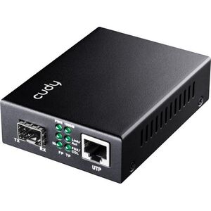 CUDY Gigabit Ethernet PoE+ Media Converter MC220P kép