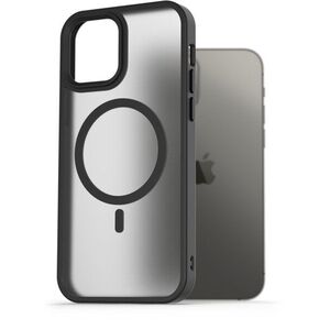 AlzaGuard Matte Case iPhone 12/12 Pro Magsafe fekete tok kép