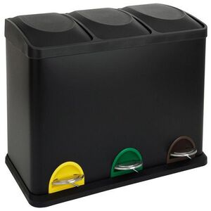 Toro Szelektív szemetes, fekete, 45 l kép