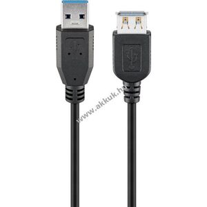 Goobay USB-A hosszabbító kábel 1, 8m USB3.0 5Gbit/s 15W 3A fekete kép