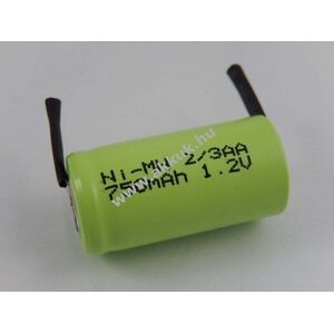Akkucella 2/3AA U forrfüles NI-MH 1.2V 750mAh kép