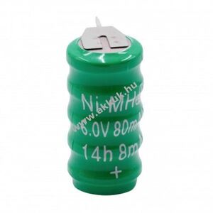 Gombakku típus V80H (5 cellás) 3pines NI-MH 6V 80mAh kép