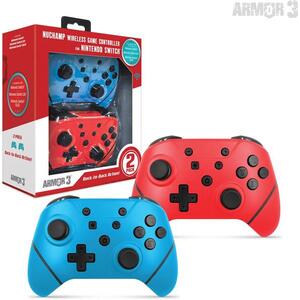 Armor3 NuChamp Wireless Controller Pack for Nintendo Switch (2in1) (Blue, Red) kép