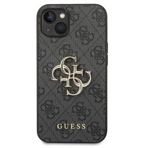 iPhone 14 Big Metal Logo Case grey (GUHCP14S4GMGGR) kép