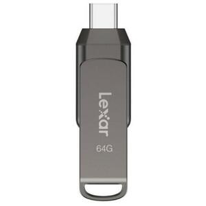 JumpDrive Dual D400 64GB USB 3.1 (LJDD400064G-BNQNG) kép
