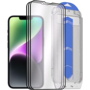 AlzaGuard Glass EasyFit DustFree iPhone 14 2.5D üvegfólia kép
