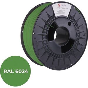 C-TECH PREMIUM LINE PLA 3D nyomtatószál, közlekedési zöld RAL6024 kép