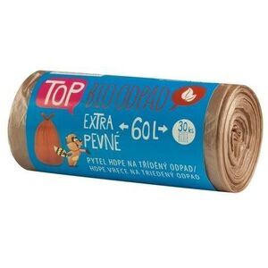 VIPOR HDPE Top biohulladékhoz 60 l, 30 db, barna kép