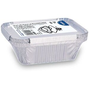 Wimex Alumínium tál tetővel 470 ml, 149 × 123 × 47 mm, szögletes - 5 darabos szett kép