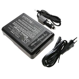 Helyettesítő akkutöltő Battery Charger 18650 ICR18650 EU hálózati és autós töltő kép