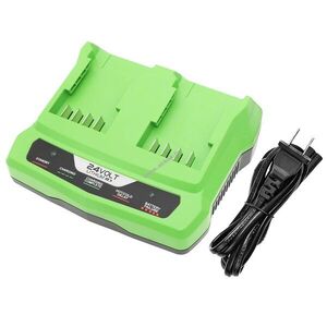 Helyettesítő szerszámgép töltő GreenWorks Powerworks P24ST USA AC csatlakozó kép