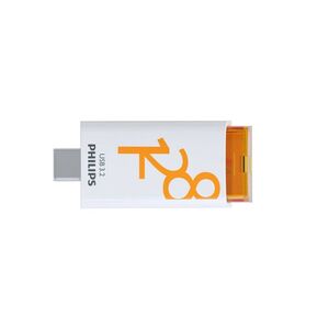 Philips pendrive USB 3.2 Gen 1 128GB USB-C Sunrise Orange kép