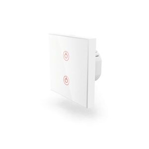 Hama okos WiFi beépíthető fali kapcsoló, dupla, érintős üvegfelül... kép