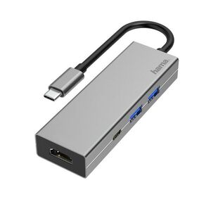 Hama USB 3.1 Dokkoló 4 porttal, szürke kép