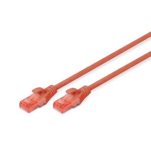DIGITUS DK-1617-100/R Cat.6 U/UTP LSZH 10m piros patch kábel kép