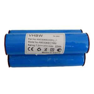 Helyettesítő akku Wolf típus BS80 7.2V, NI-MH, 3000mAh kép