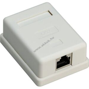 Goobay 1-portos RJ45 aljzat CAT6 STP árnyékolt kép