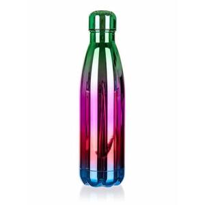 BANQUET FLAMENCO Thermo palack, 500 ml, szivárvány zöld kép