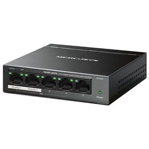 MERCUSYS Switch 5x1000Mbps (4xPOE+), Fémháza Asztali, MS105GP (MS105GP) kép