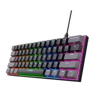 Trust GXT Acira - Kompakt Mechanikus Gaming Billentyűzet - 60% kép